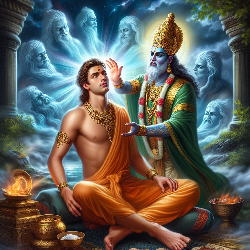 Blessed by Dhanvantari's grace, embracing the path of wellness.