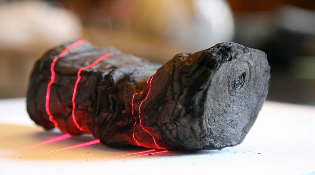 After surviving a volcanic eruption in AD 79, the Herculaneum scrolls are extremely fragile and crumble if taken apart. Using AI, researchers were able to decipher several passages of text from an unrolled scroll.